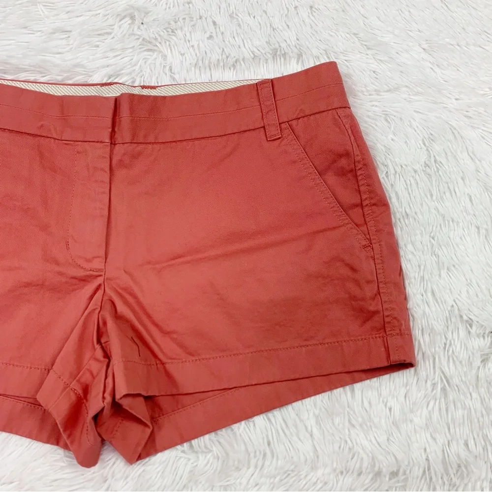 J‎ Crew women size 12 Classic 4 inch chino shorts
